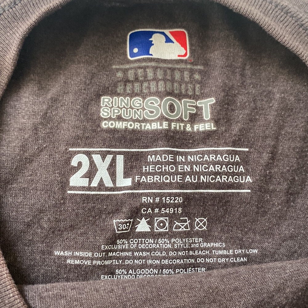 SAN FRANCISCO GIANTS Unisex MLB Authentic Merchandise Shirt XXL - Picture 3 of 8